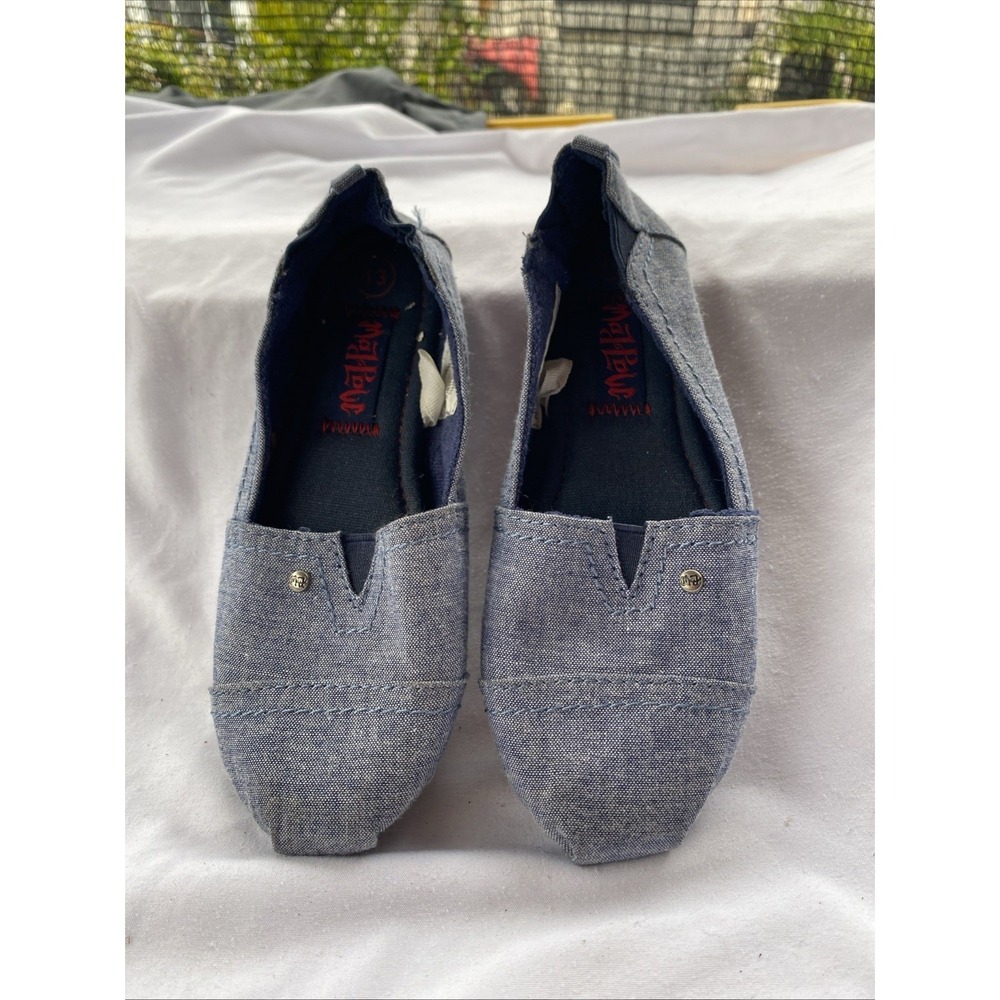 Girls' Mad Love Sommer Slip On Canvas "Tom's Lookalike" Size 13